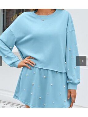 Fisoew Women 2 Piece Workout lounge Set Crop Top Skort 2X NWT